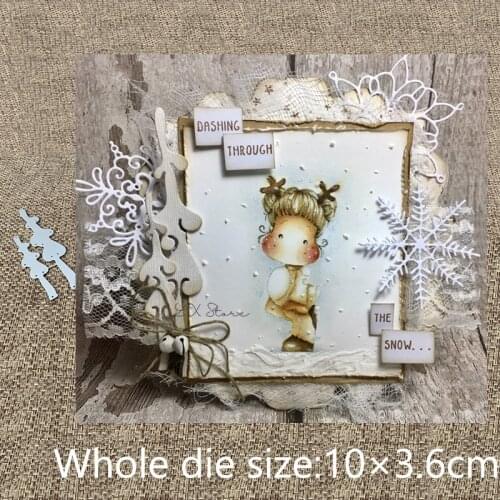 New Design Craft Metal stencil mold Cutting Dies 2pcs tree decoration scrapbook die cuts Album Paper Card Craft Embossing