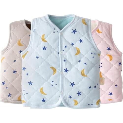 Fashion Vest for Girls Boys Cotton Winter Jacket Baby Girl Clothes Boy Vests Kids Sleeveless Coats Warm Outerwear Child Clothing