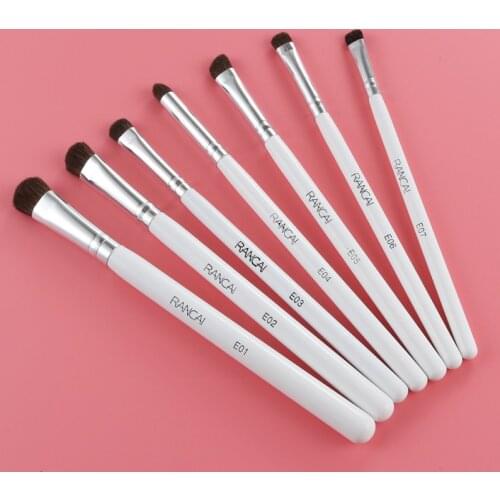 7pcs Makeup Brush Set Super Soft Eyeshadow Brush Portable Horsehair Eye Shadow Brush Eye Makeup Brush Beauty Tool