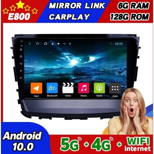 NEW Car Stereo With Screen Radio Navigation GPS For SsangYong Tivoli 2015 Android 10 Stereo Head Unit Autoradio Multimedia