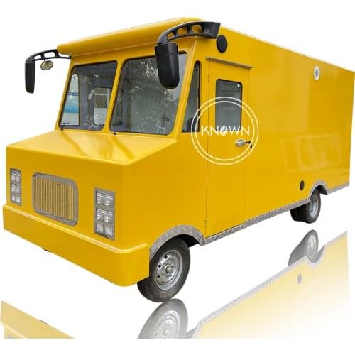 Mobile Food Truck Customized Dining Car Snack Vending Trailer for Sale Breakfast Electric Hot Dog Cart