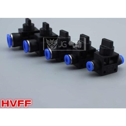 HVFF4 Pneumatic Flow Control Valve;Hose to Hose Connector;4mm Tube* 4mm Tube;6Pcs/Lot; Free Shipping;All size available