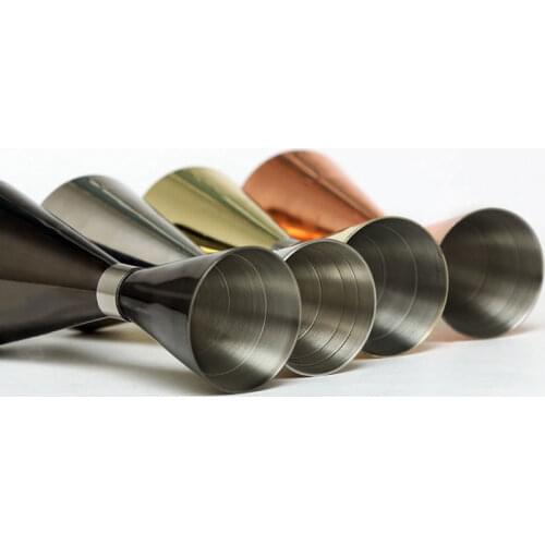 Stainless Steel Cocktail Shaker Ounce Cup Scale Cocktail Measuring Cup Cocktail Measurer Cocktail Glass Bar Utensils Tool