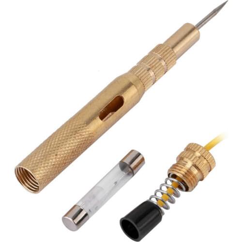 Auto Car Vehicle Circuit Tester DC 6V 12V 24V Light Bulb Voltage Circuit Tester Pen Pencil Yellow