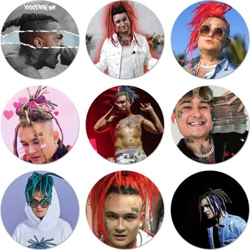 MORGENSHTERN Rapper Icons Pins Badge Decoration Brooches Metal Badges For Backpack Decoration