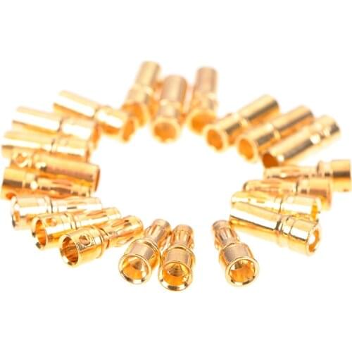 10Pairs 3.5mm Bullet Banana Plug Connector For RC Motor Battery Connector Male+Female