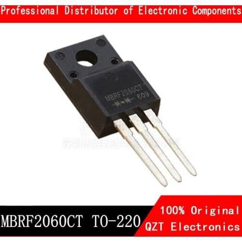 10pcs/lot MBRF2060CT TO220F MBR2060 MBRF2060 20A 60V TO-220F new original In Stock