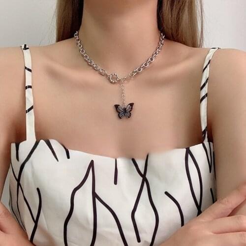 The New Clavicle Chain Accessories Fleece Chain Hip-hop Womens Necklace Hip Hop Jewelry Jewelry