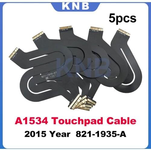 5Pcs New Trackpad Touchpad Flex Ribbon Cable 821-1935-A 821-1935-07 For Macbook 12" A1534 2015 Year