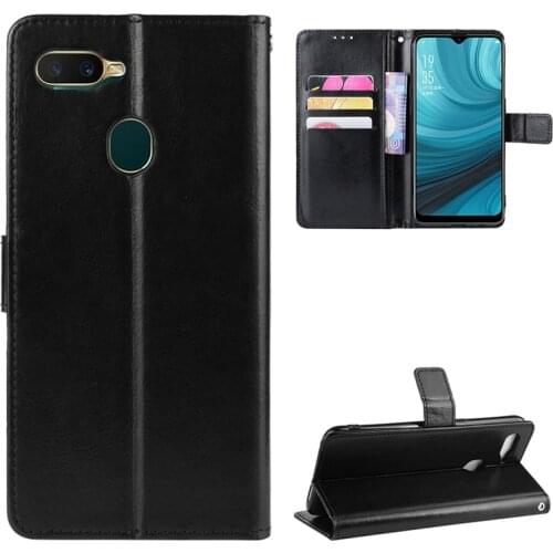 OPPO AX7 Case OPPO A7 Case Luxury Leather Flip Wallet Phone Case For OPPO A X7 CPH1903 CPH 1903 Case Stand Function Card Holder