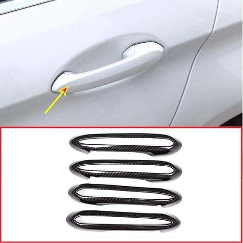 For BMW 5 Series G30 2017 2018 Chrome Silver ABS Chrome Door Handle Trims Cover Car Accessories