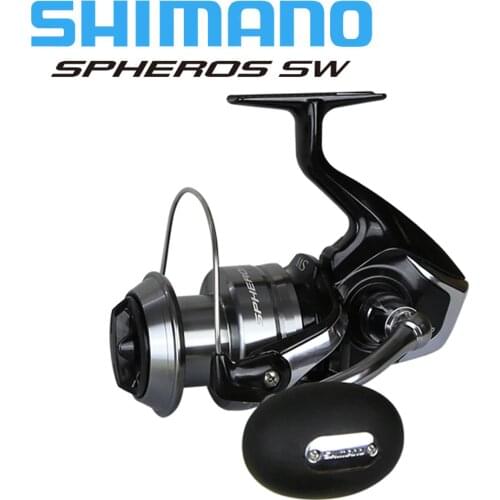 SHIMANO SPHEROS SW 6000HG 6000PG 8000HG 8000PG 4+1BB Low Gear Ratio Casting Jigging Trolling Saltwater Spinning Reels