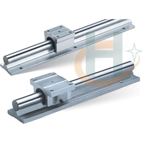 2pcs SBR16 linear guides L 1000mm Linear shaft rail support + 4pcs SBR16UU Linear bearing blocks