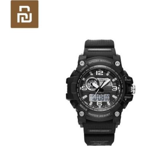 Youpin TwentySeventeen Outdoor Dual Display Electronic Watch Multi-function Dial Dual Time Display 50 Meters Waterproof