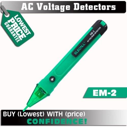 ELECALL Multi-function ACVoltage Detectors Tester Sensor NonContact Induction Test Pencil Electric Pen 90-1000V With LED Light