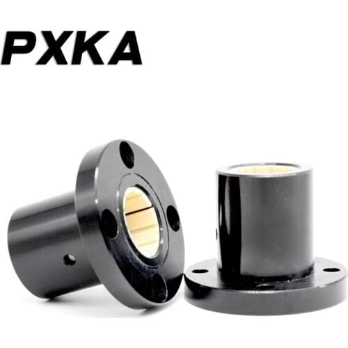 Plastic flange linear bearings FJUM01-10 FJUM01-12 FJUM01-16 FJUM01-20 FJUM01-25 FJUM01-30 Plastic round flange linear bearings