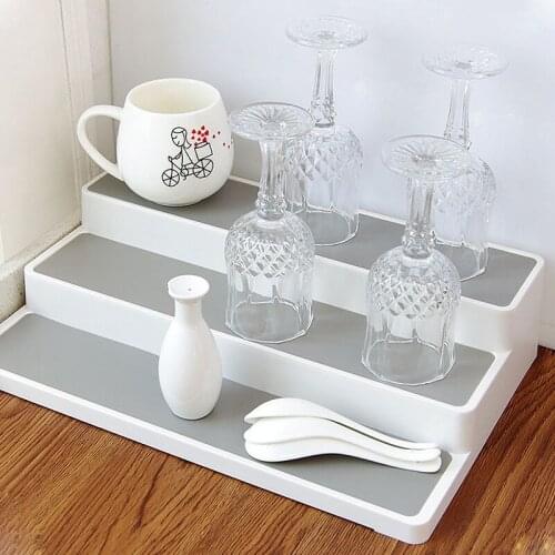 3 Layers Cosmetics Display Stand Holder Shelf Kitchen Shelf Spice Jars Storage Rack Organizer LB88