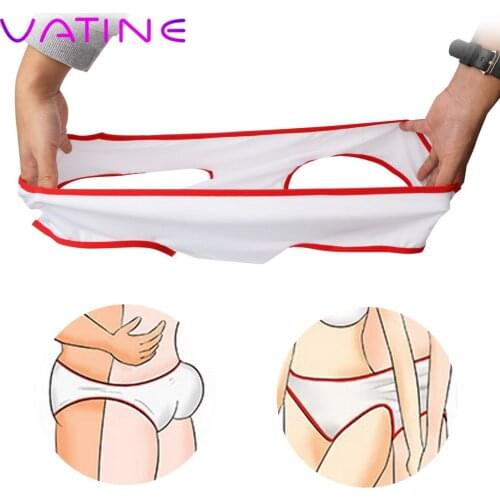 VATINE Couple Flirting Underwear Sexy T Pants Lingerie Double Wear Underwear Sex Toys for Women Men Couples Wearing Panties
