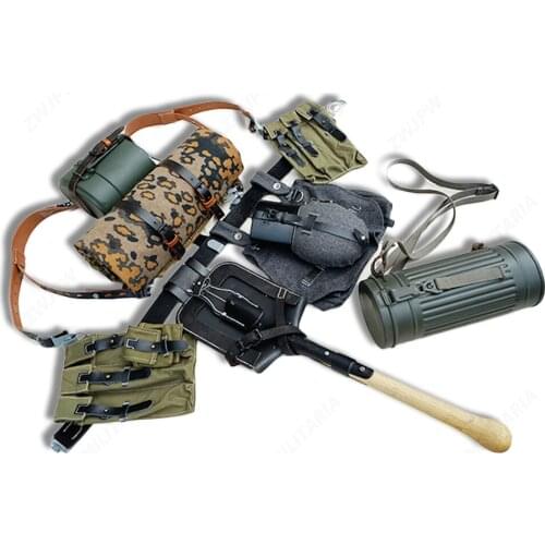 WWII WW2 GERMAN ARMY ELITE GERMAN EQUIPMENT MP40/P38 CANVAS FIELD GEAR PACKAGE EQUIPMENT COMBINATION- World military Store