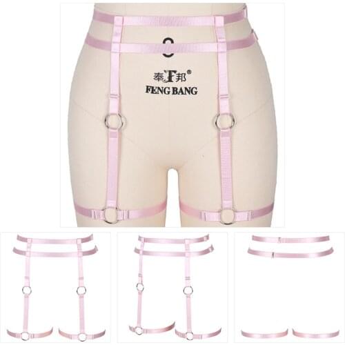 Harness For Women Adjust Waist Suspender Belt Size Fetish Sexy Lingerie Punk Gothic Style Garters Stocking Exotic Costumes