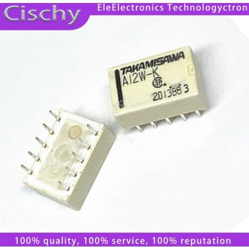 1pcs/lot Relay A5W-K A12W-K A24W-K 5VDC 12VDC 24VDC 10-pin 5V 12V 24V DIP-10