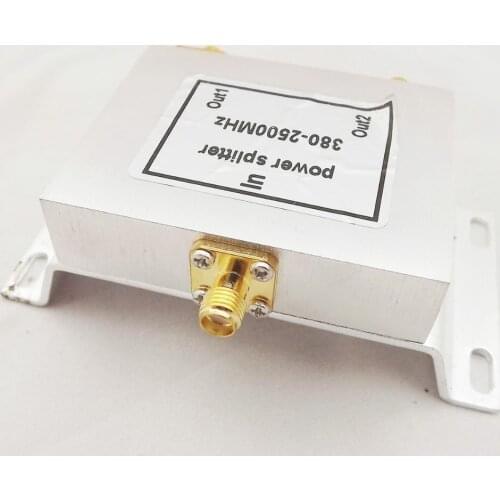 1pc RF Coaxial Coax Power Splitter Divider Combiner SMA Female 2-Way Signal Booster Freq 380-2500MHz 2.5GHZ
