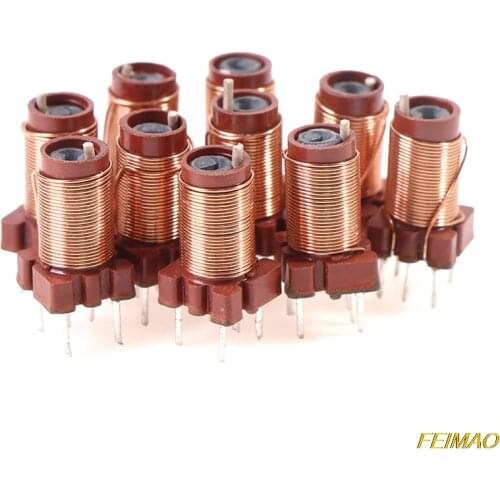 10pcs 26T 2.1uh-6.3uH Adjustable High-Frequency Ferrite Core Inductor
