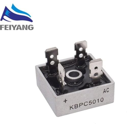 10PCS KBPC5010 50A 1000V/KBPC2510 25A 1000V/KBPC3510 35A 1000V Diode Bridge Rectifier KBPC5010/KBPC2510/KBPC3510