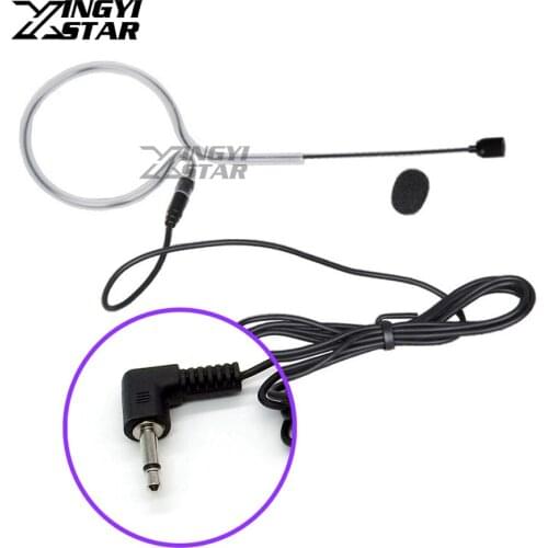 10Pcs 3.5mm Plug Single Ear Hook Headworn Headset Microphone Mike Headband Mic Mikrofon For Tour Guide Teaching Meeting Computer