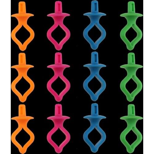 12PCS High Quality Sewing Bobbin Holder Multi-color Thread Clips Storage Bobbins on Top of Thread Spools Sewing Tools