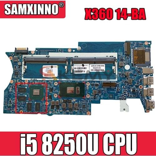 17817-1 448.0BZ09.0011 for HP PAVILION X360 14-BA SERIES Laptop motherboard L12079-601 939381-601 CPU i5 8250U 100% test work