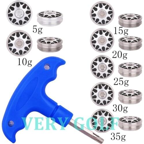 2pcs Black Stroke Lab and O-Works Putter Golf Weight Screw Golf Club Replacement Weight 5g/10g/15g/20g/25g/30g/35g for Choose