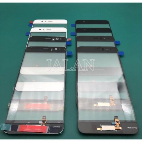 2pcs Original new front outer glass panel for Huawei P10 display touch screen glass with home button and oca mobile phone parts