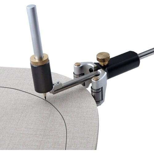 2-in-1 Adjustable Scriber 0-120mm for Curved/Parallel Line Handheld Multi-Functional Line Drawing Tool DIY Woodworking Tools
