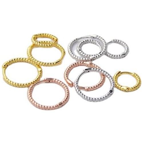 925 sterling silver earring sleek minimalist geometric twist ear ring ear bone trend wild sweet temperament female girl ear jewe