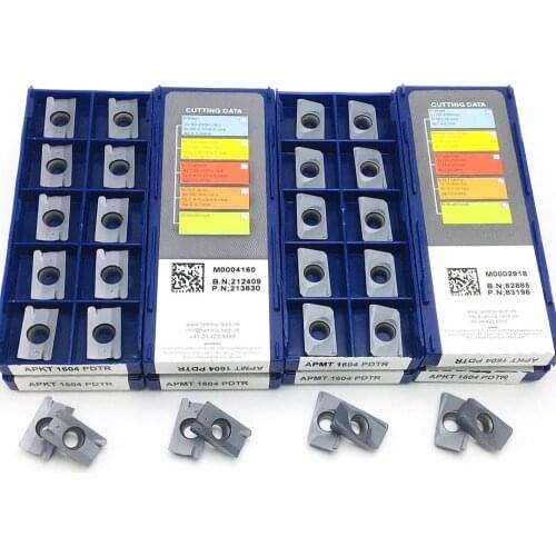APKT1604 APMT1604 PDTR LT30 carbide inserts original milling turning tools lathe parts tool machine tool accessories APMT1135