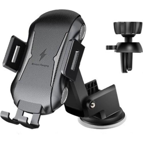 SOONHUA Wireless Car Air Vent Dashboard Mount Phone Charger Stand Suction Cup Mount Chargers For QI-Enabled Phones Free Shipping