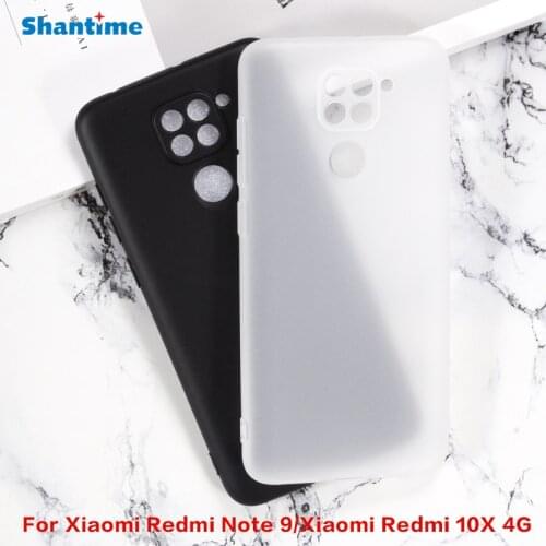 For Xiaomi Redmi Note 9 Gel Pudding Silicone Phone Protective Back Shell For Xiaomi Redmi 10X 4G Soft TPU Case