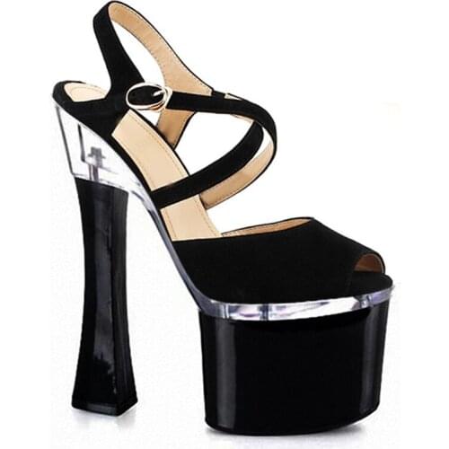 Characteristics of glass with, bind package with cross the lovely princess party 18 cm high heels sandals