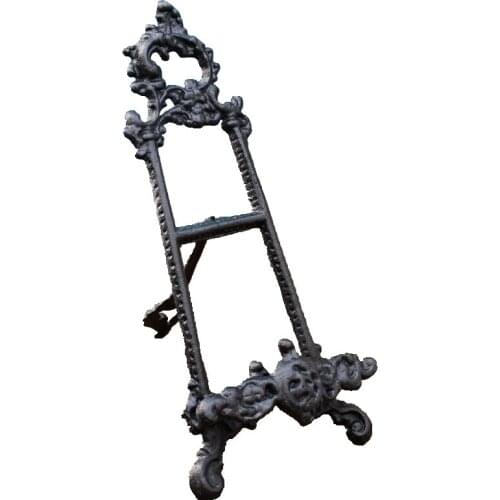 European-style creative cast iron crafts drawing board rack hotel magazine recipe rack shelf home decoration ornaments