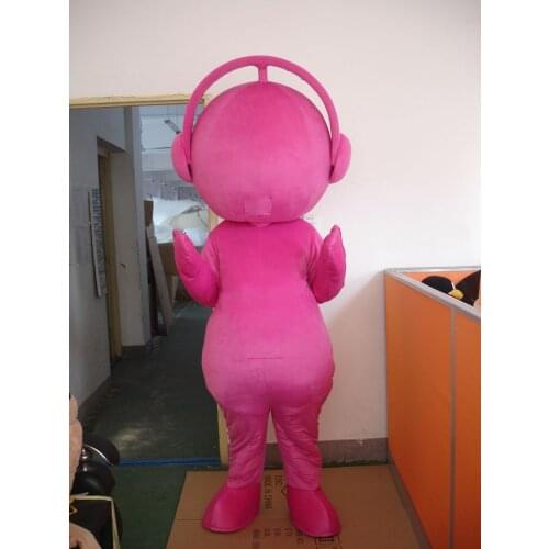 Mascot Pink Blue Music Doll Mascot Costume Fancy Dress Custom Fancy Costume Cosplay Theme Mascotte Carnival Costume