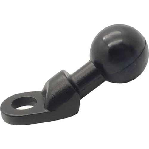 Motorcycle Angled Base W/ 10mm Hole 1 Inch Ball Head Adapter for RAM Mounts for Gopro Camera Smartphone for Garmin GPS