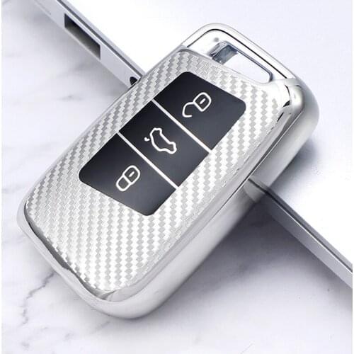 Soft TPU Key Holder For Skoda Kodiaq For VW Passat B8 Golf Tiguan 2 Gte ALLTRACK MAGOTAN TSI For Skoda Superb Car Key Cover Case