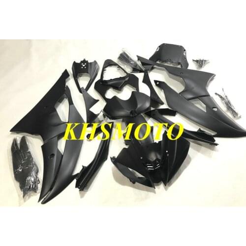 Injection mold Fairing kit for YZFR6 08 09 10 12 15 YZF R6 2008 2009 2012 2015 Matte Gloss Black Fairings+gifts YD18