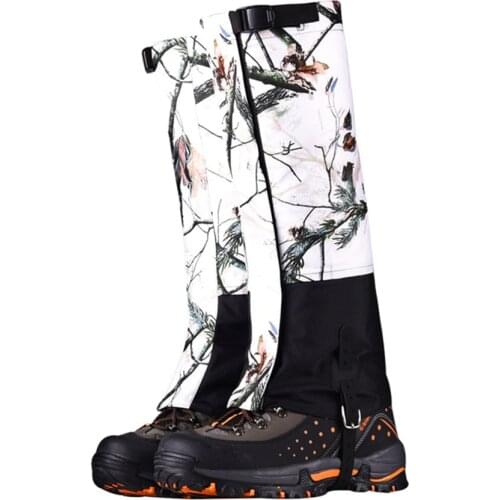 Outdoor Oxford Cloth Snow Field Camo Shoe Cover Jungle Desert Hiking Climbing Waterproof Sandproof Breathable Hunting Gear Cover