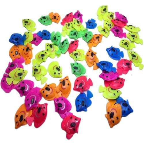 100 pcs/lot Floating fish toy for children mini toys promotional gifts