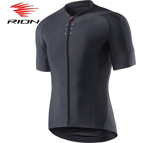 In Sale Cycling Mens Bike Black Reflective Jerseys Short Sleeves Summer Motocross Mountain Bike Downhill Racing Road Bicycle