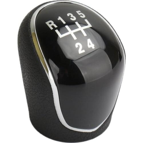 AU05 -5 Speed Manual Transmission Shift Knob Gear Head For Chevrolet Chevy Cruze 2008-2014 Black