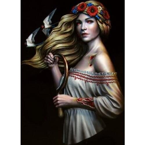 Self-assembled New Unassembled 1/10 ancient woman warrior bust Resin Figure Unpainted Model Kit