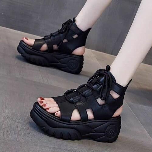 Women Sandals 2021 Rome Sandals Elegant Casual Shoes for Women Soft Water Proof Platform Fashion Gladiator Sandals Women